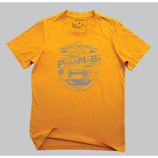 PhanMaBa เสื้อยืดลายORIGINAL Cotton 100% Garment Dye