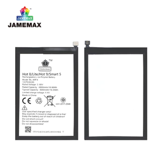 แบตโทรศัพท์มือถือ infinix hot 8/hot 8Lite/hot 9/smart 5 JAMEMAX แบตเตอรี่ Battery Model BL-49FX แบตแท้ ฟรีชุดไขควง