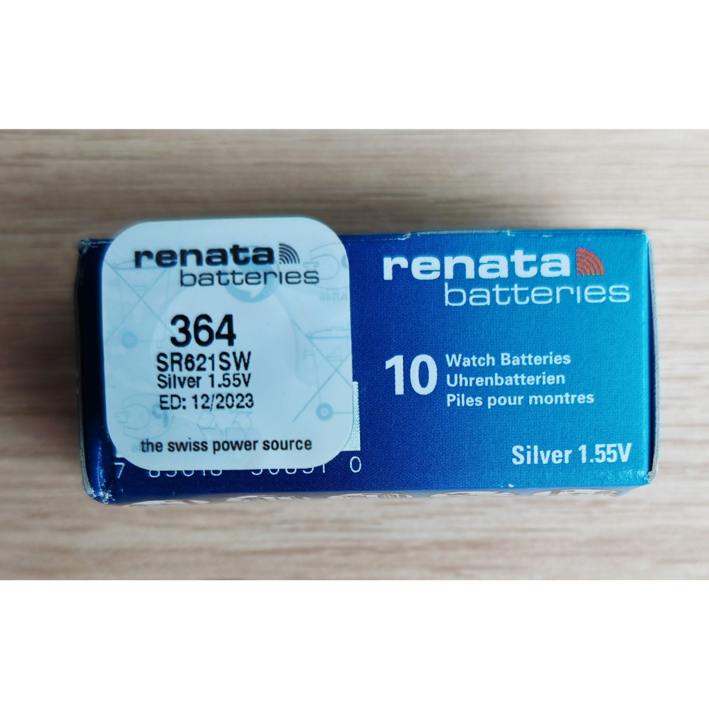 ถ่านนาฬิกา ถ่านหระดุม Renata Murata SR621SW SR721SW SR920SW SR927SW SR936SW ของแท้ 362 364 371 394 395 - รูปที่ 2