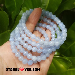 #Blue Agate #สร้อยข้อมือบลู อาเกต
#หินโมรา