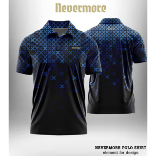 NEVERMORE POLOSHIRT 3D  ใส่ได้ทั้งชายและหญิง