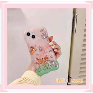 🎁ส่งของขวัญ🎁เคสไอโฟน สำหรับ 11 13 for iPhone Case 14 12 Pro Max น่ารัก แฟชั่น แปลกๆ  กวาง กันกระแทก ปกป้อง เคสโทรศัพท์