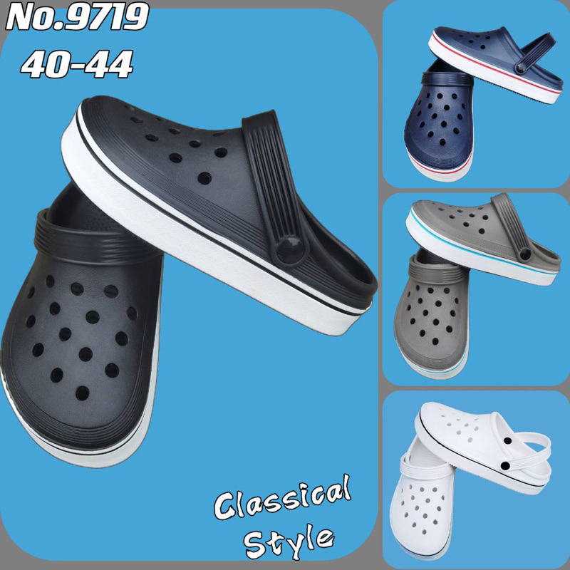 ลดอีก 30% ใส่โค้ด 30WOW12 รองเท้าแตะหัวโตปิด 9719 ไซส์ 40-44