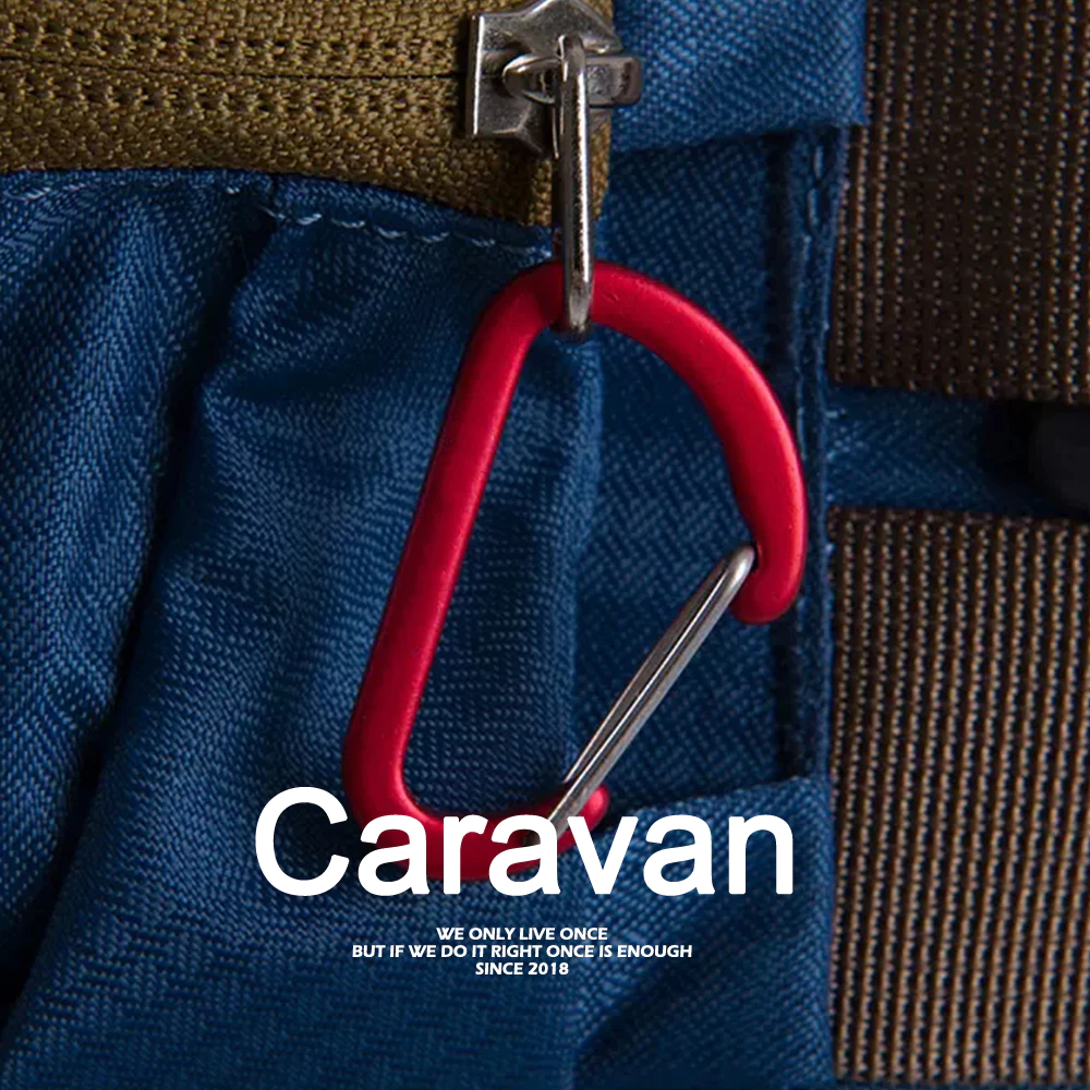 Caravan Crew Carabiner อะลูมินัมอัลลอย C ตะขอแขวน คาราบิเนอร์(Not for climbing)