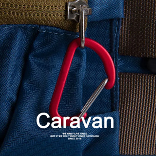 Caravan Crew Carabiner อะลูมินัมอัลลอย C ตะขอแขวน คาราบิเนอร์（Not for climbing）