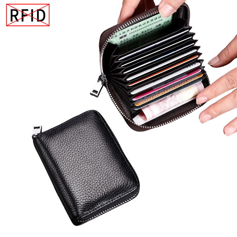 กระเป๋าใส่บัตร หนังแท้ กระเป๋านามบัตร เก็บบัตร ธนบัตร cardholder