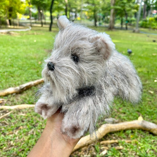 ตุ๊กตาสุนัขแคร์นเทร์เรียร์ Cairn Terrier น้องหมา สุนัข Yomiko Classics Cairn Terrier Realistic plush stuffed animal Dog