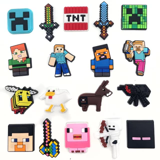 ตัวติดรองเท้า Pvc ตัวการ์ตูน สำหรับตกแต่ง Diy รองเท้าหัวโต ติดง่าย น่ารัก