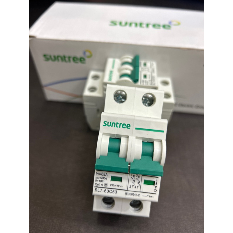 Suntree AC เบรกเกอร์. 32A, 63A รุ่น SL7-63 AC415V