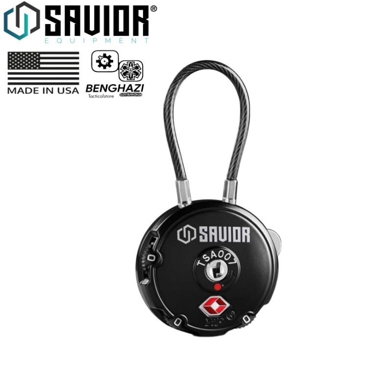Savior​ 3-DIGIT CABLE LOCK​ ของแท้​ นำเข้าจาก​ USA​ - รูปที่ 2