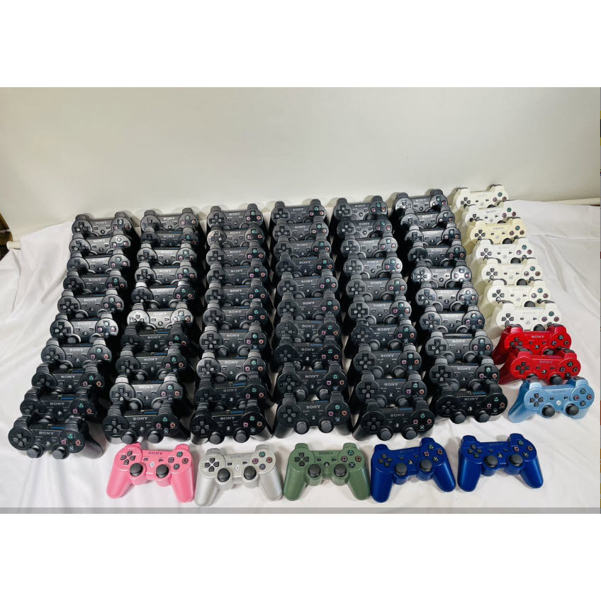จอยแท้ PS3 พร้อมชุดลูกยางจอย+สายชาร์ต(ของใหม่) มีหลายสีให้เลือกใช้ เลือกกันไปได้เลย
