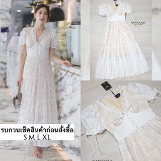 Maxidress เป็นงานที่ดีเทลของผ้าเยอะมาก งานสวยจริงๆ เป็นงานผ้าลูกม้อย่างดี นุ่มใส่สบาย ไม่มีระคายเคือง มีซับในยาว ทรงสวยเ