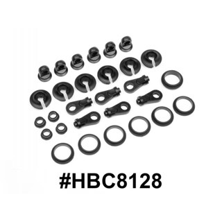 HPI 101106 (HBC8128) SHOCK TOP &amp; END SET (HPI Trophy)