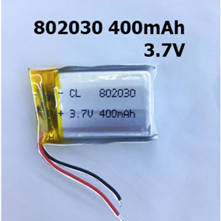 802030 3.7V 400mAh Li-polymer Rechargeable Battery Li-Po