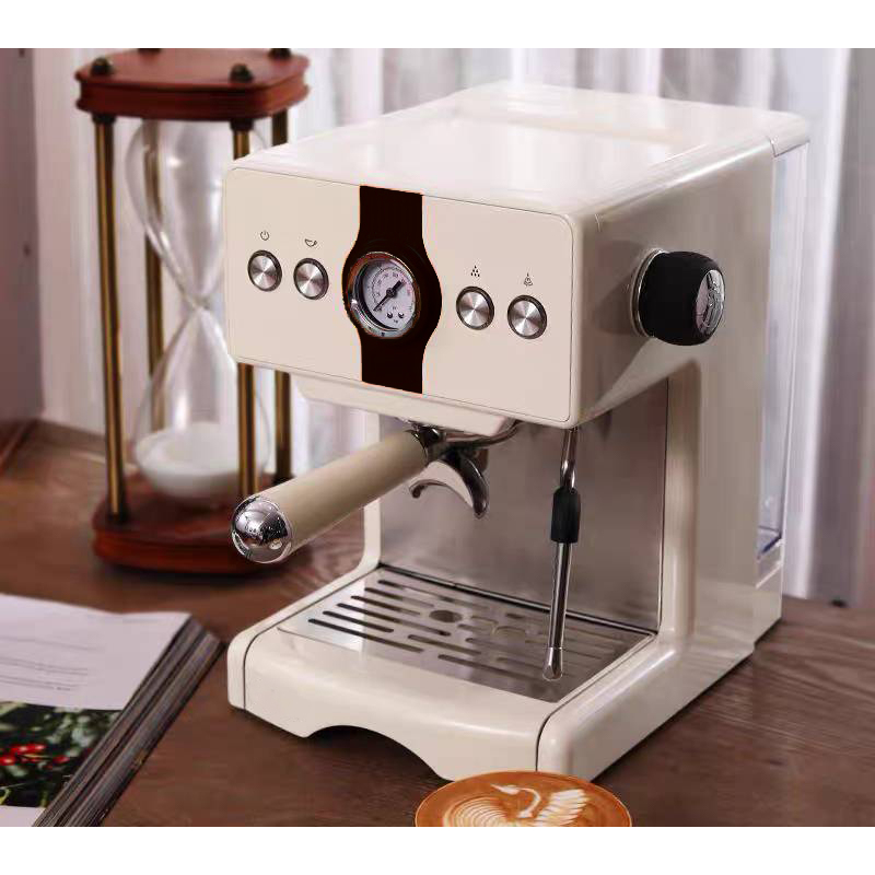 เครื่องชงกาแฟ☕ Espresso machine ZB-9036 เครื่องทำกาแฟสดกึ่งอัตโนมัต☕สินค้าพรีออเดอร์☕