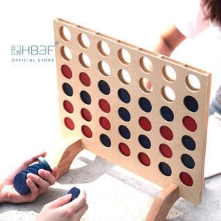 HB3F บิงโกไม้ Connect 4 Games เกมครอบครัว เกมไม้ เกมฝึกทักษะ เกมฝึกสมอง เกมส์ไม้บริหารสมอง Wooden Puzzle Brain Teaser