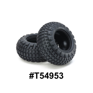 TAMIYA 54953 ST BLOCK FRONT BUBBLE TIRES (SOFT/2PCS.)