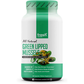 Green Lipped Mussel 500 mg อาหารเสริม สารสกัดจากหอยแมลงภู่ 90 แคปซูล Made in USA