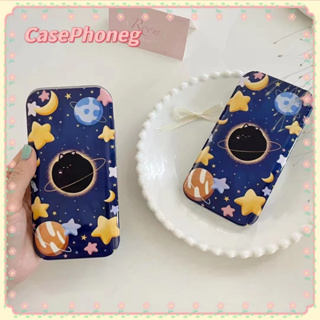 🍑CasePhoneg🍑ป้องกันการหล่น ลากขึ้นลากลง 11 14 pro max ดาวเคราะห์ ความคิดสร้างสรรค์ น่าสนใจ case for iPhone 12 13