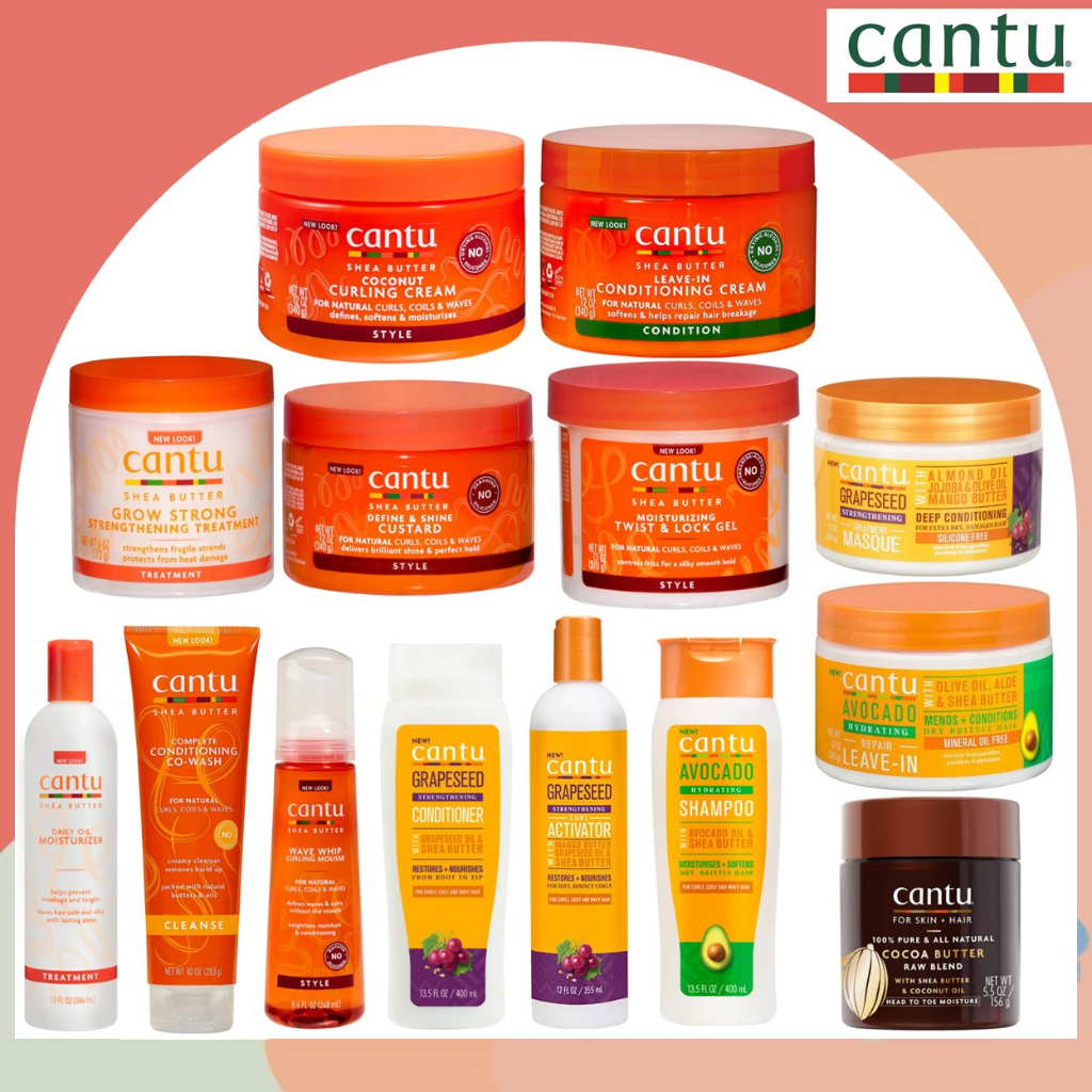 ✳️[แท้ 100%/พร้อมส่ง]✳️ Cantu Shea Butter Leave in Conditioning Repair Cream ทรีทเมนต์บำรุงผม