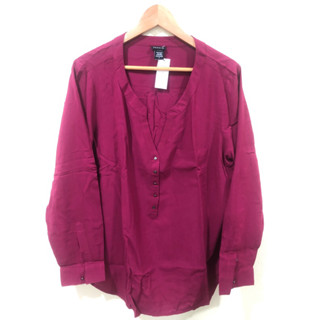 TORRID เสื้อแดง ผ้านิ่งเด้นใส่สบาย มือสองสภาพใหม่ แบรนด์ญี่ปุ่น