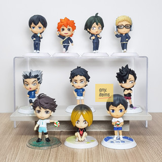 แท้// Haikyu!! ไฮคิว - จิบิ Chibi ฐานใส ฐานขาว ฮินาตะ Hinata คาเงะยามะ Kageyama สึกิชิมะ โออิคาวะ โบคุโตะ โมเดล ฟิกเกอร์