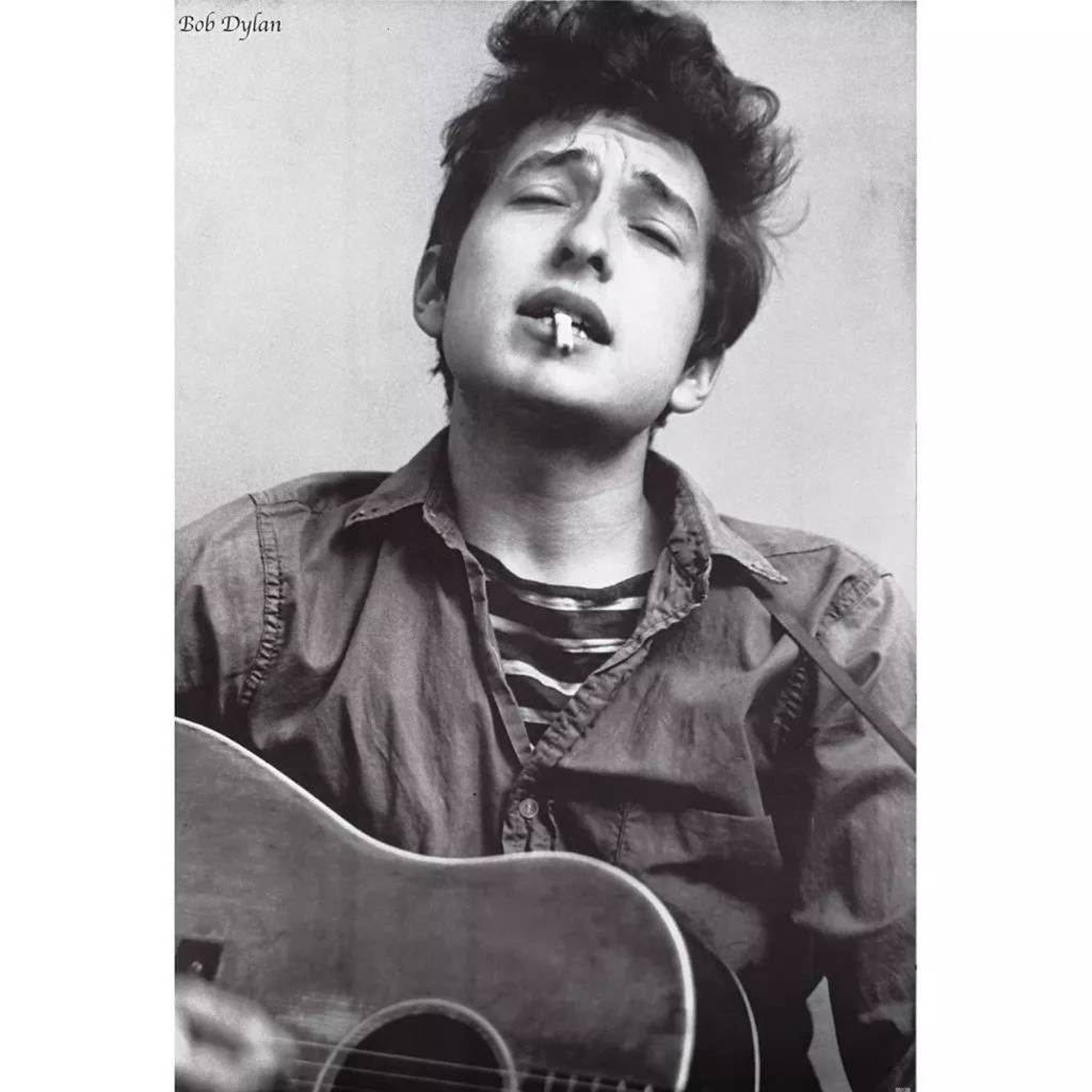 โปสเตอร์ Bob Dylan บ็อบ ดิลลัน ศิลปิน กวี รูป ภาพ วง ดนตรี ติดผนัง สวยๆ poster 34.5 x 23.5 นิ้ว (88 