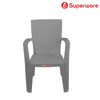 Srithai Superware เก้าอี้พลาสติก มีพนักพิง และที่เท้าแขน ที่นั่ง สำหรับสนาม นั่งเล่น ห้องอาหาร รุ่น CH-67 GIAVA -2 สี