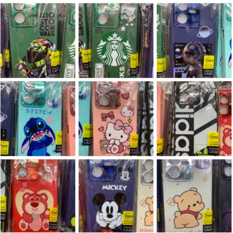 เคสกํามะหยี่โครเมี่ยมสีการ์ตูนมีรุ่นlnfinix Zero20,Hot30,Hot30i