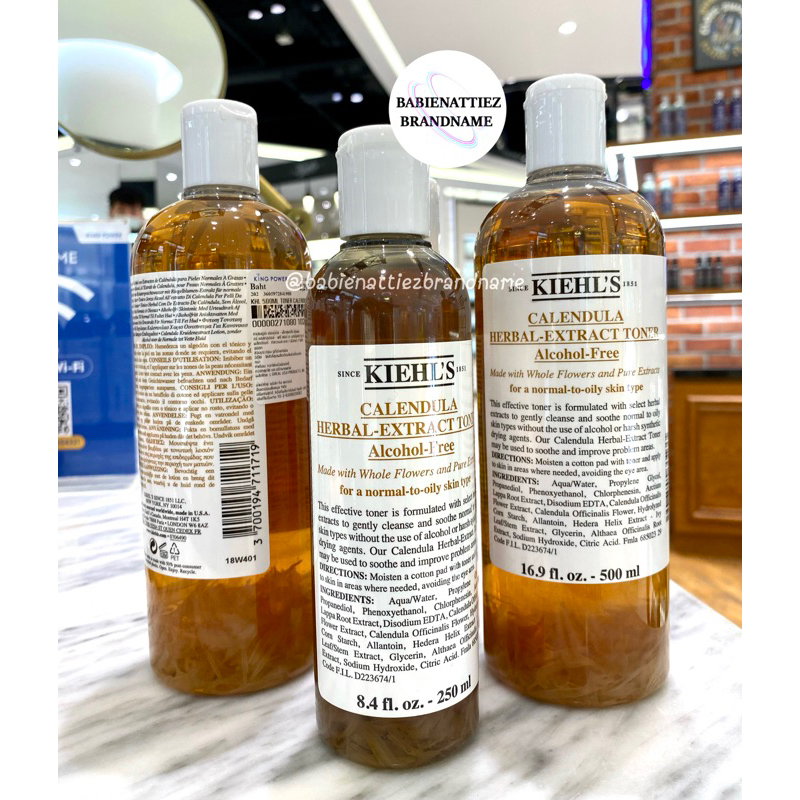 💥ใช้โค้ดลดสูงสุด 20%💥(แท้100% ป้ายห้าง /ป้าย King Power)Kiehl's Calendula Herbal Extract Alcohol Free Toner - รูปที่ 2