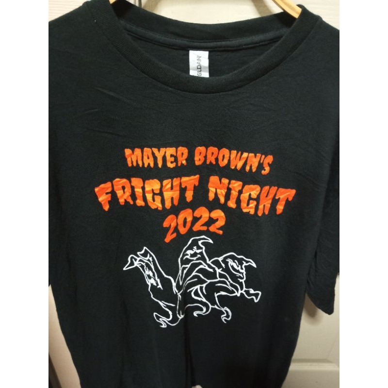 เสื้อยืด CUSTOM INK สกรีน MAYER BROWN'S FRIGHT NIGHT 2022