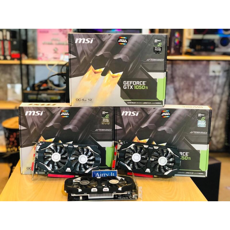 การ์ดจอ VGA Gtx1050ti oc 4gb 2พัดลม มือสอง