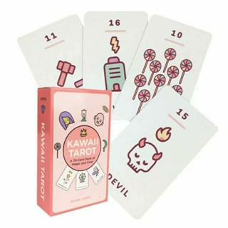 ไพ่ทาโรต์ฝึกหัดอ่าน Kawaii  Tarot สไตล์น่ารักแบบญี่ปุ่น **แถมไฟล์คู่มือภาษาไทย** พร้อมส่งทุกวัน