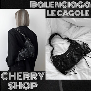 🍒บาเลนเซียก้า Balenciaga LE CAGOLE กระเป๋าสะพายใบเล็ก🍒กระเป๋าสุภาพสตรี/แมสเซนเจอร์/กระเป๋าสะพาย