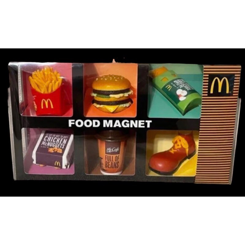 McDonald's Japan Food Magnet Box Set From japan Collection Goods Rare