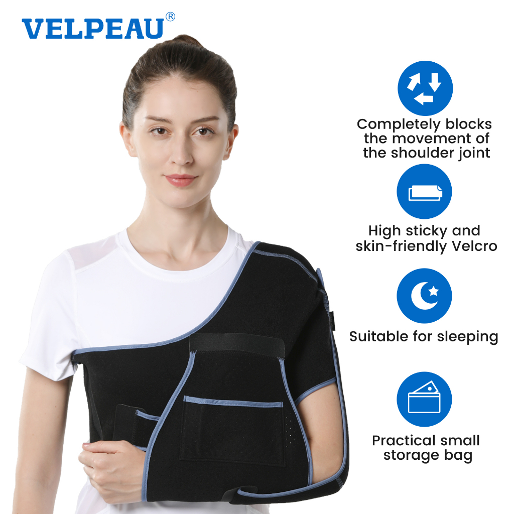 VELPEAU Arm Sling Shoulder Brace for Men Women Immobilizer for Injury ...