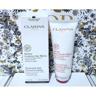 ครีมบำรุงมือสูตรเข้มข้น ตัวเทสเตอร์ไซส์จริง แท้💯%Clarins Hand and Nail Treatment Balm 100 ml. มีฉลากไทย