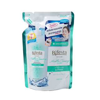 Bifesta Cleansing บีเฟสต้า ไมเซลล่า คลีนซิ่ง วอเทอร์ แอคเน่ (ชนิดเติม) 360 มล. สูตรลดสิว