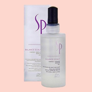 WELLA SP BALANCE SCALP ENERGY SERUM 100 ML. ช่วยให้เกิดประสิทธิภาพลดการหลุดร่วงของเส้นผมเซรั่มเข้มข้นที่ทำให้แข็งแรงขึ้น