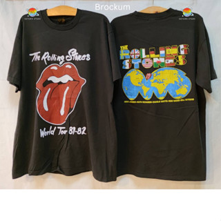 เสื้อยืดผ้าฟอก Bip - The Rolling Stones (ป้าย Brockum)