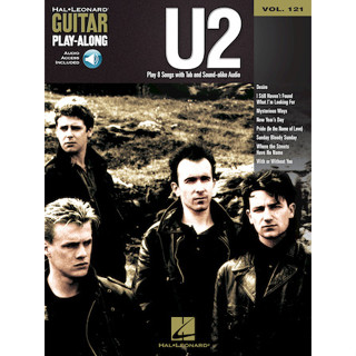 U2 Guitar Play-Along Volume 121 Guitar Play-Along Softcover Audio Online - TAB