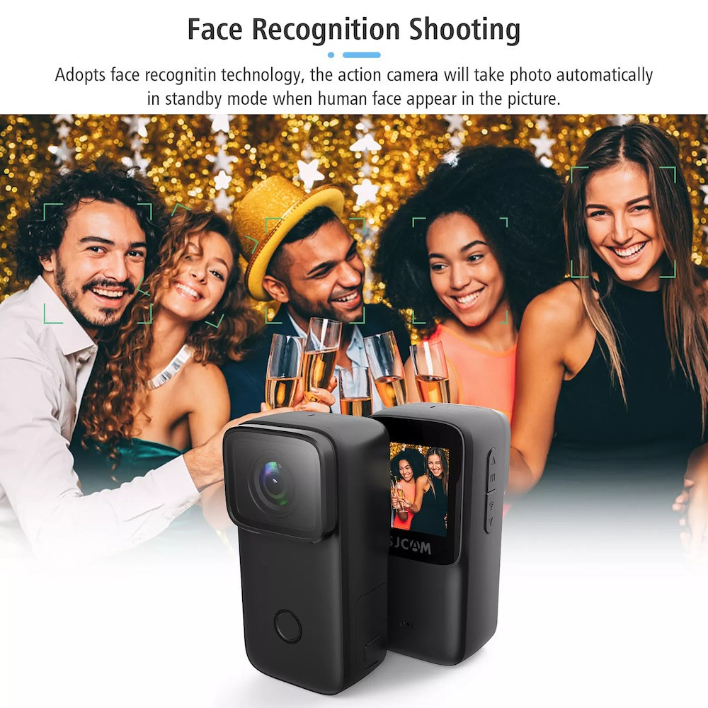 SJCAM C200 Action Camera กล้องแอคชั่น ความคมชัดระดับ 4K Ultra HD คมชัดทั้งกลางวันและกลางคืน  มี Wi-Fi กันน้ำลึก 40 เมตร