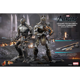 HOT TOYS MMS 228 THE AVENGERS – CHITAURI COMMANDER &amp; FOOTSOLDIER (ใหม่แกะเช็ค)