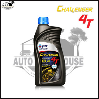 Ptt CHALLENGER 4T 10W-30 ปริมาณ 0.8ลิตร น้ำมันเครื่องมอเตอร์ไซค์