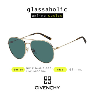 [ลดกระหน่ำ] แว่นกันแดด GIVENCHY รุ่น GIV 7196-G-S-000 ทรงนักบิน เลนส์ฟ้า