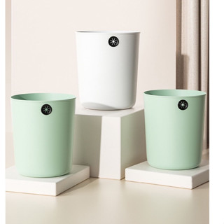 ลดล้างสต็อก ✨ ถังขยะ ถังขยะทรงสีเหลี่ยม หรูหรา มี 3 สี 2 ขนา…