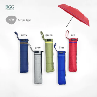 BGG Air Light Umbrella with Absorb Water Sleeve ร่มพับ กันแดด กันฝน น้ำหนักเบาเป็นพิเศษ ซองร่มดูดซับน้ำ (FM1081. FM1151)