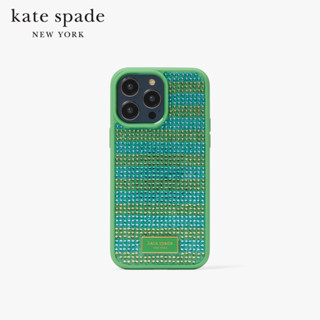 KATE SPADE NEW YORK  14 PRO MAX IPHONE SEASIDE STRIPED SEQUIN  KC137 เคสโทรศัพท์