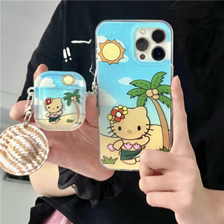 เคสแอร์พอด 3 Case Airpods 3 pro2 case การ์ตูน น่ารัก KTแมว พร้อมจี้ เคส Airpod 3 pro2 case เคส Airpod 1 gen2 case