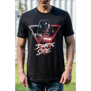 เสื้อยืดสตาร์วอร์ส STAR WARS / Darth Vader-9289-BL นุ่มใส่สบาย COTTON100%